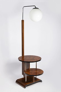 SIDE TABLE WITH A LAMP