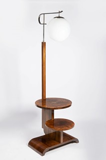 SIDE TABLE WITH A LAMP