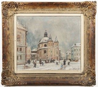 ST. JOHN THE BAPTIST CHURCH IN WINTER