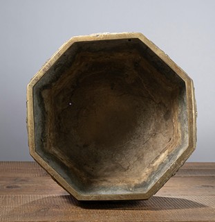 CHINESE BRONZE JARDINIÈRE WITH QILIN