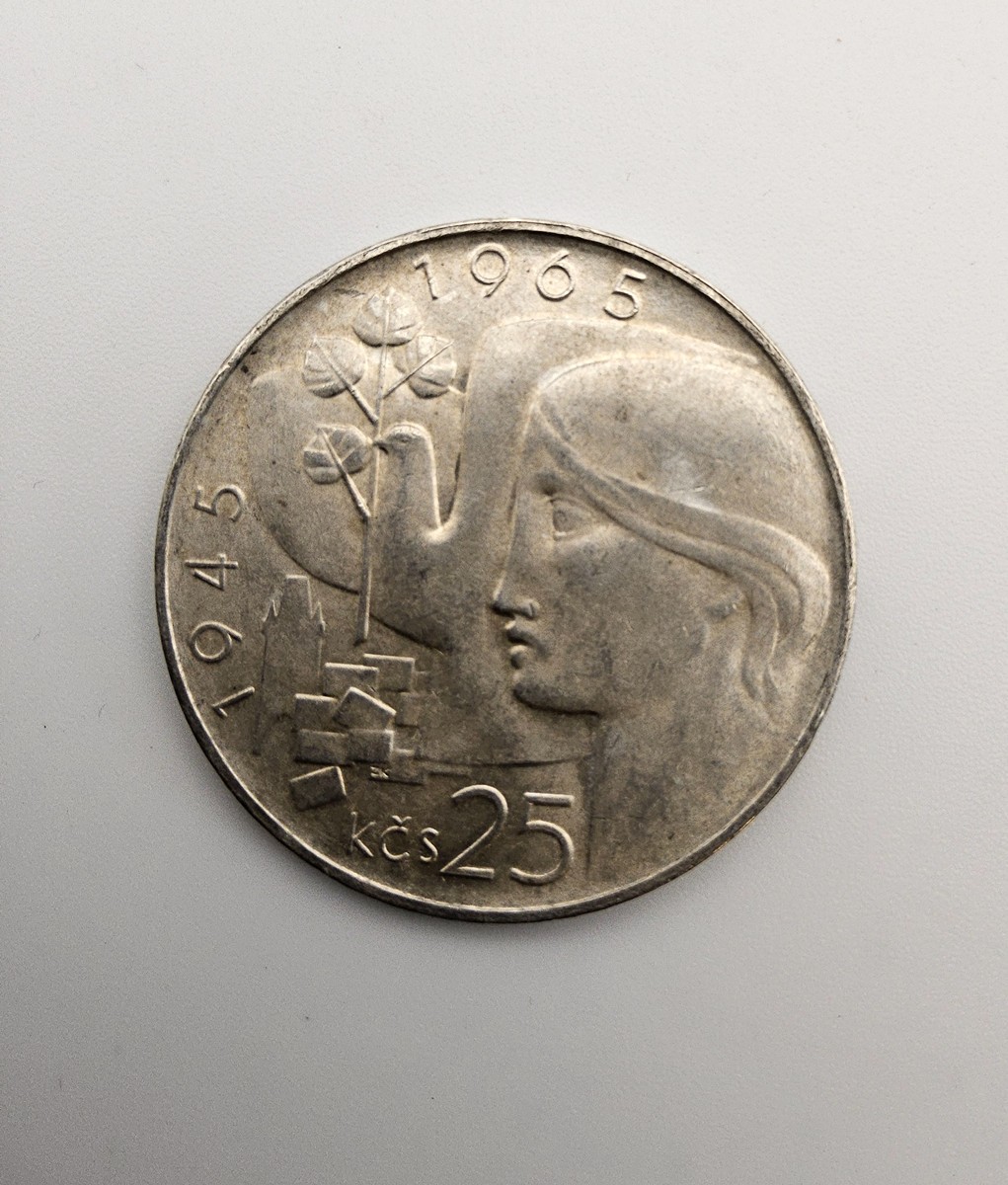 Jiří Harcuba (1928 - 2013) - 25 KČS 1969 – 25. VÝROČÍ SLOVENSKÉHO NÁRODNÍHO POVSTÁNÍ – „PLAMENY“