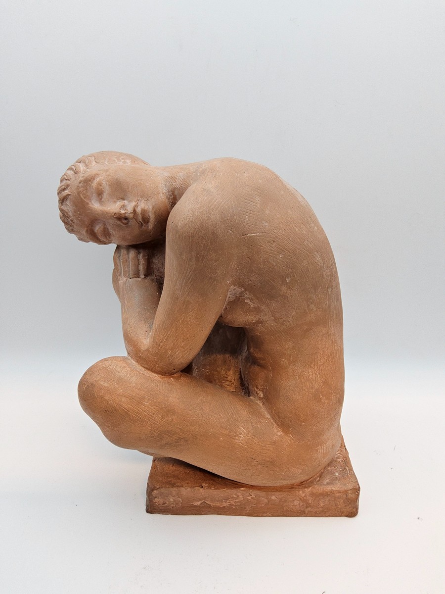 Julius Lankáš (1909) - J. Lankaš – Sedící akt, 1945
