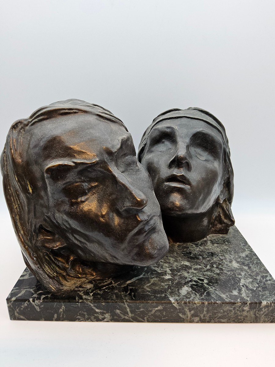 František Bílek (1872 - 1941) - František Bílek – Hlavy slepců z cyklu Život, kolem 1901–1902