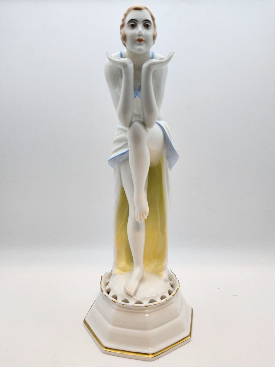 DOROTHEA CHAROL – ANITRA (REVUEGIRL) – ROSENTHAL BAVARIA – VZÁCNÁ ART DÉCO PLASTIKA