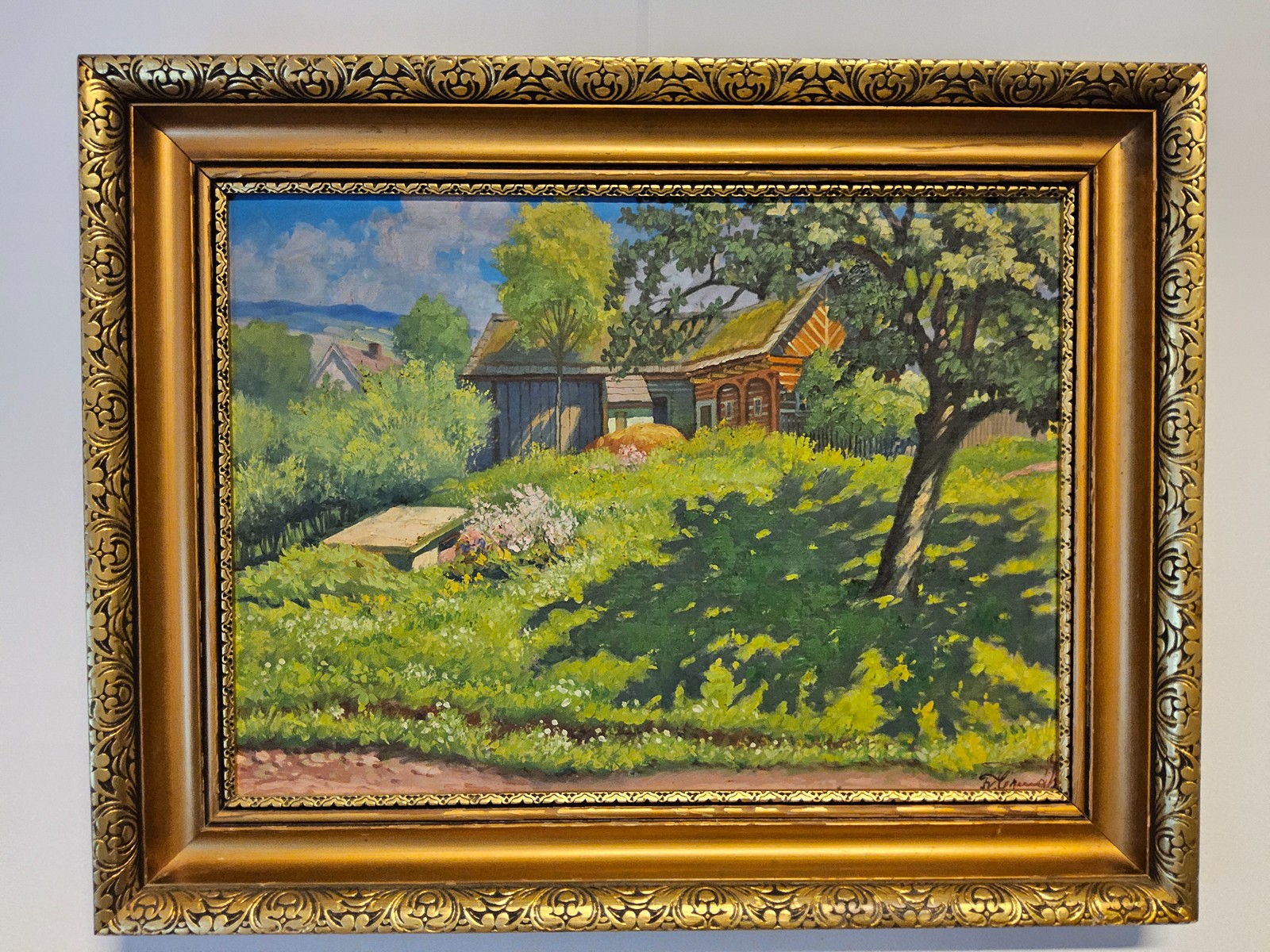 František Čermák (1904) - Pod jabloní ve Vlčetíně u Českého Dubu
