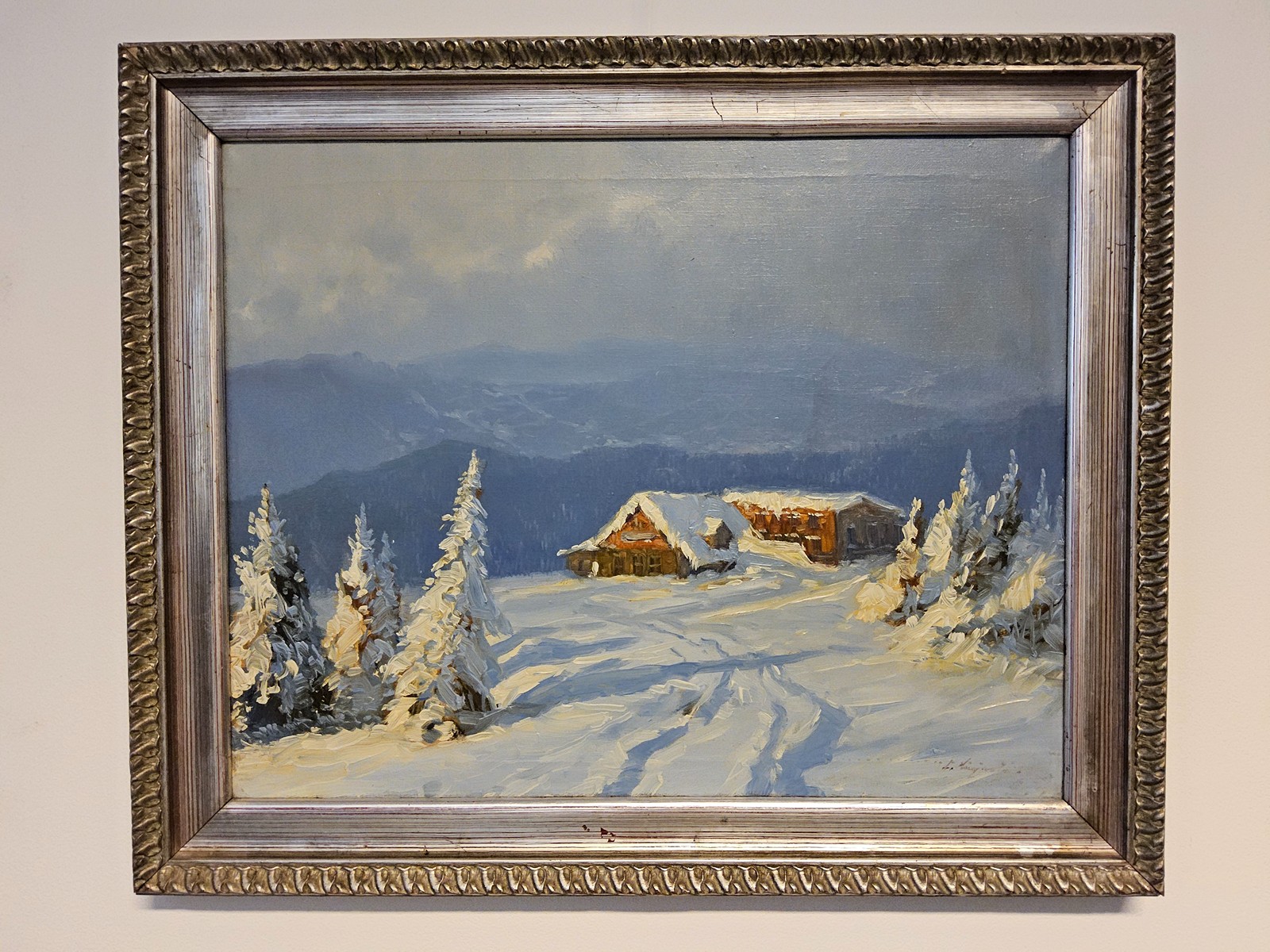 Antonín Augusta (1891 - 1940) - Horská samota v zimě