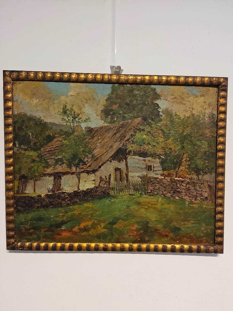 Karel Beneš (1881 - 1941) - Venkovské stavení