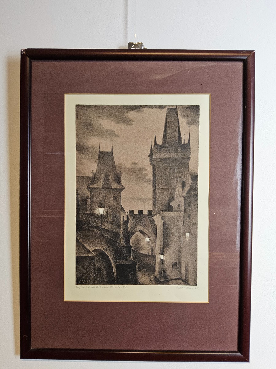 Otakar Mrkvička (1898 - 1957) - Malostranské Mostecké věže