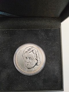 VÁCLAV NECKÁŘ – STŘÍBRNÝ MEDAILON, PROOF – PRAŽSKÁ MINCOVNA 2014
