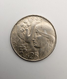 Jiří Harcuba (1928 - 2013) - 25 KČS 1969 – 25. VÝROČÍ SLOVENSKÉHO NÁRODNÍHO POVSTÁNÍ – „PLAMENY“