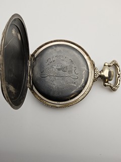 VELKÉ KAPESNÍ HODINKY DOXA – LOVECKÝ MOTIV – KOLEM ROKU 1910 – PLNĚ FUNKČNÍ