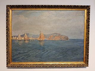 Josef Písecký (1878 - 1954) - Plachetnice u pobřeží