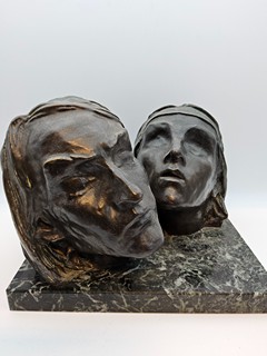 František Bílek (1872 - 1941) - František Bílek – Hlavy slepců z cyklu Život, kolem 1901–1902
