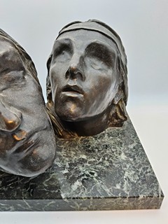 František Bílek (1872 - 1941) - František Bílek – Hlavy slepců z cyklu Život, kolem 1901–1902