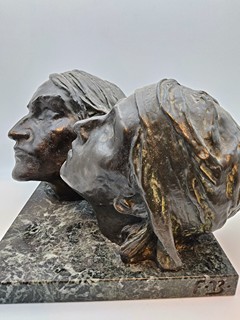 František Bílek (1872 - 1941) - František Bílek – Hlavy slepců z cyklu Život, kolem 1901–1902