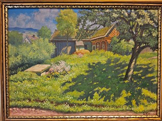 František Čermák (1904) - Pod jabloní ve Vlčetíně u Českého Dubu
