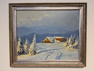 Antonín Augusta (1891 - 1940) - Horská samota v zimě