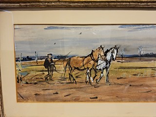Vojtěch Sedláček (1892 - 1973) - Orba s koňmi