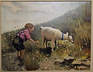 Fjodor Ivanovič Melnikov (1892 - 1971) - Chlapec s kozou