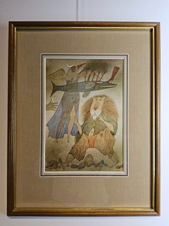 Adolf Born (1930 - 2016) - Sen noci svatojánské – V roli lva (ilustrace)