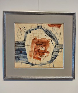 Mikuláš Medek (1926 - 1974) - Bábelská knihovna – ilustrace k povídce Jorge Luise Borgese