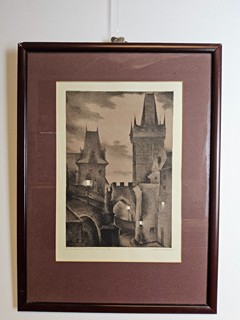 Otakar Mrkvička (1898 - 1957) - Malostranské Mostecké věže