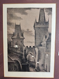 Otakar Mrkvička (1898 - 1957) - Malostranské Mostecké věže