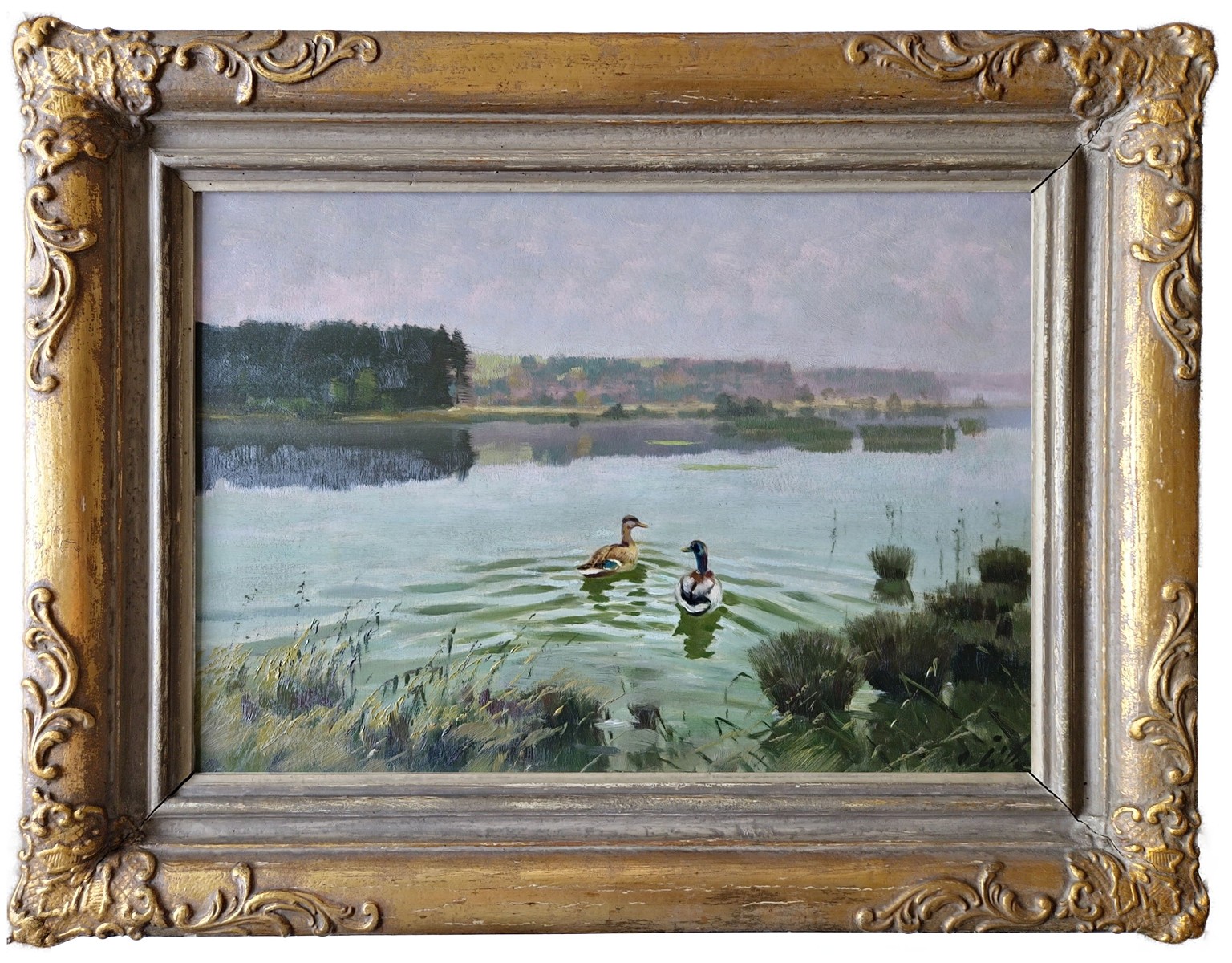 Otakar Číla (1894 - 1977) - Divoké kachny