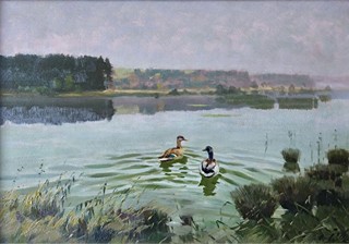Otakar Číla (1894 - 1977) - Divoké kachny