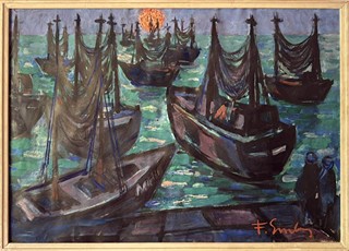 František Emler - Rybářské bárky
