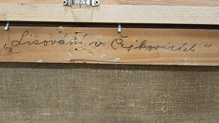 Hubert Kovařík - Vinobraní – Lisování hroznů v Čejkovicích