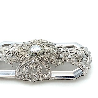 Přívěs / Brož s diamanty | Art deco | Československo 1935