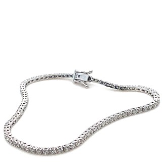 Zlatý "tenisový" náramek s diamanty | Evropa 1970 | 2,15ct.