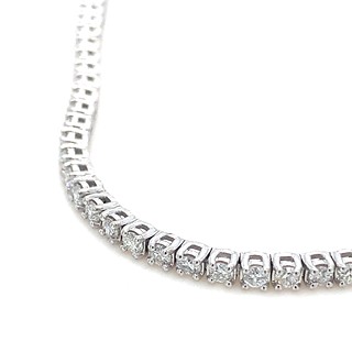Zlatý "tenisový" náramek s diamanty | Evropa 1970 | 2,15ct.