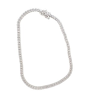 Zlatý "tenisový" náramek s diamanty | Evropa 1970 | 2,15ct.