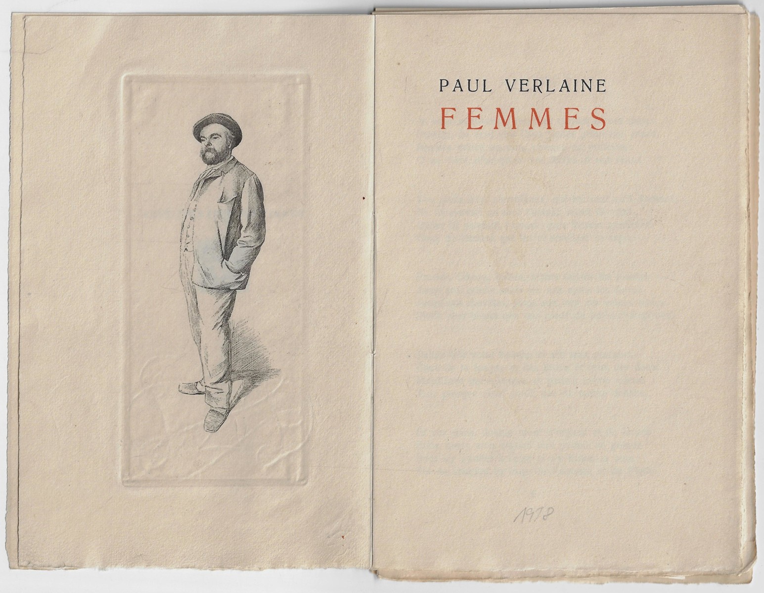 Felix Vallotton (1865 - 1925) - Femmes / Paul Verlaine ; lept Félix Vallotton