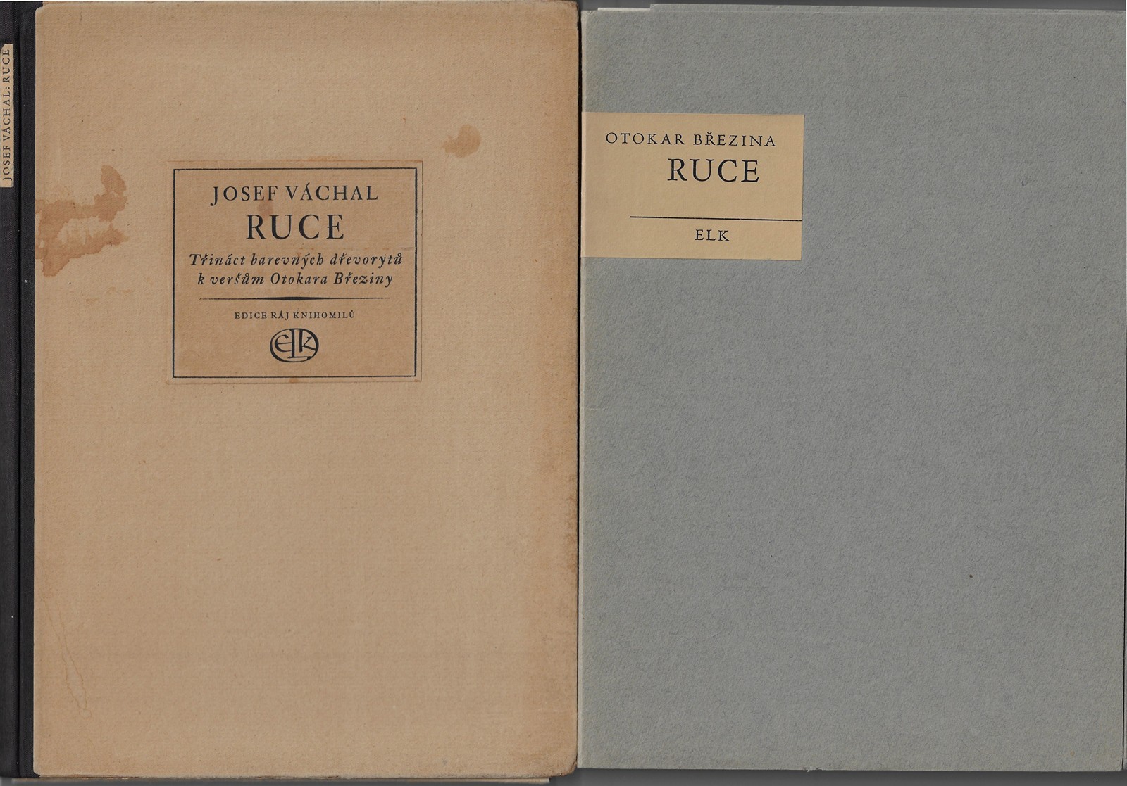 Josef Váchal (1884 - 1969) - Ruce / Josef Váchal ; verše Otokar Březina