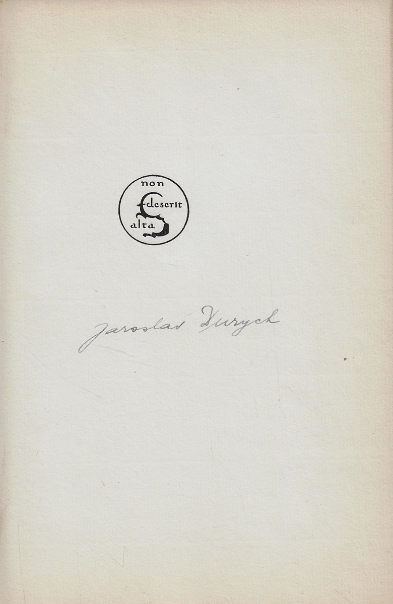 Jan Konůpek (1883 - 1950) - podpis - Rekviem / Jaroslav Durych ; lepty Jan Konůpek