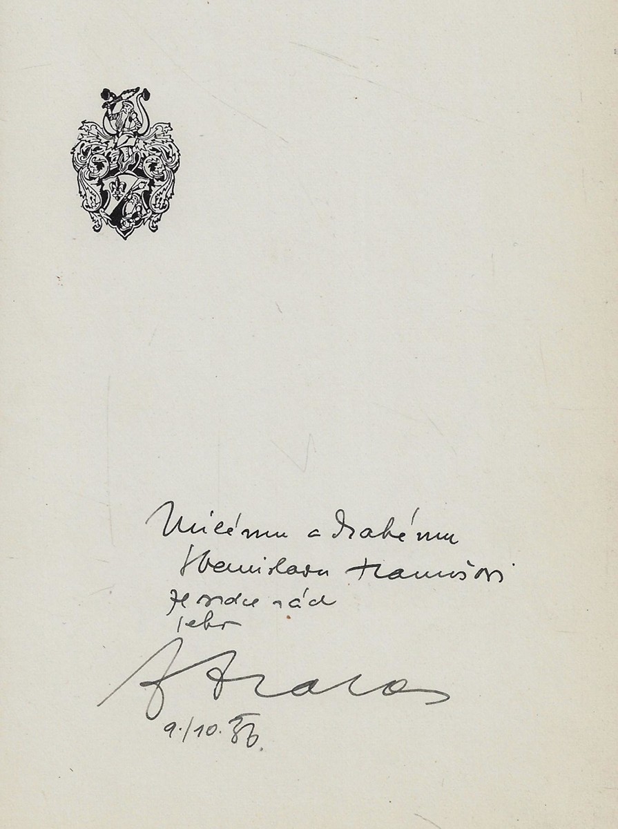 František Halas (1901 - 1949) - podpis - Dokořán / František Halas