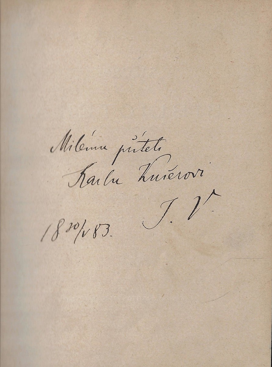 Jaroslav Vrchlický (1853 - 1912) - podpis - Sfinx / Jaroslav Vrchlický