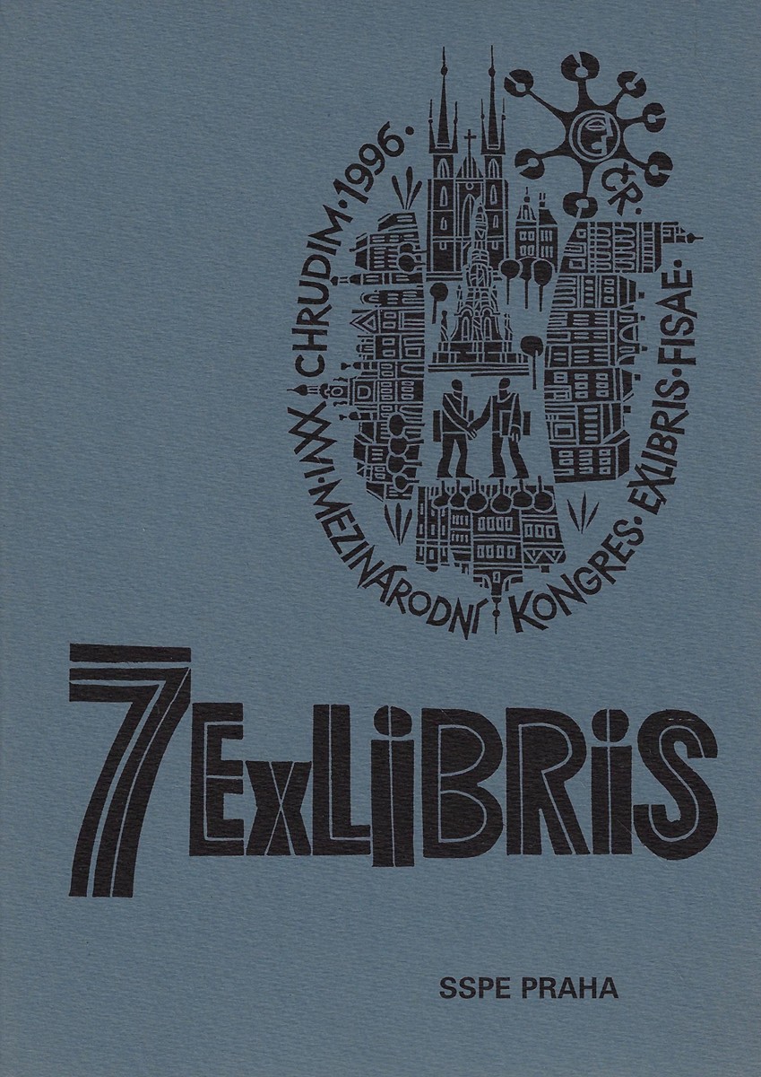 Josef Jíra (1929 - 2005) - 7 exlibris : XXVI. mezinárodní kongres exlibris FISAE Chrudim 1996