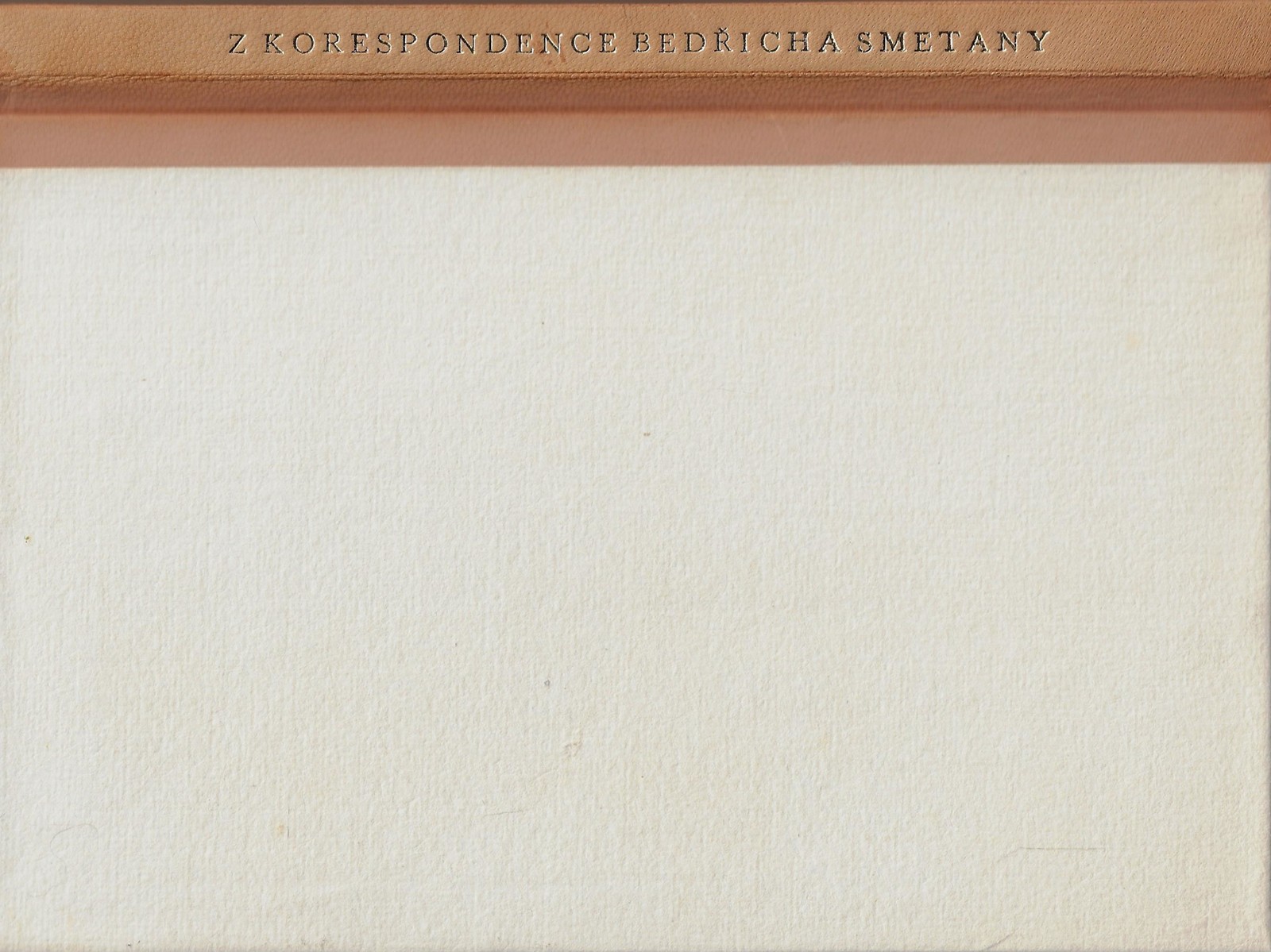 Karel Svolinský (1896 - 1986) - Z korespondence Bedřicha Smetany / mědirytiny Karel Svolinský