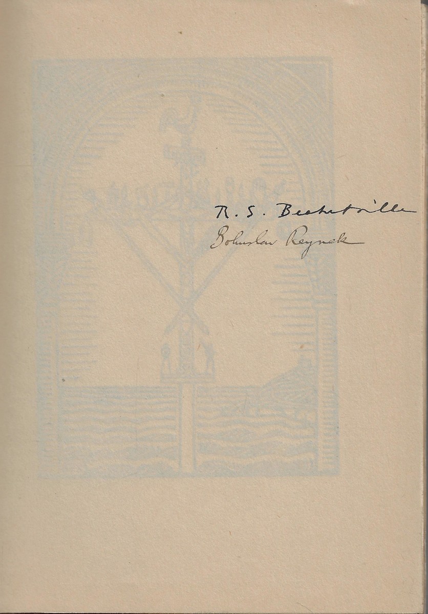 Bohuslav Reynek (1892 - 1971) - podpis - Moudrost / Paul Verlaine ; přeložil Bohuslav Reynek