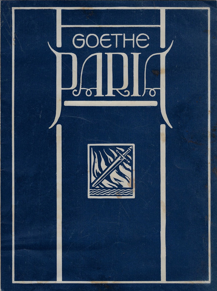 Rudolf Michalík (1901 - 1993) - podpis - Paria / Johann Wolfgang von Goethe ; úprava Rudolf Michalik