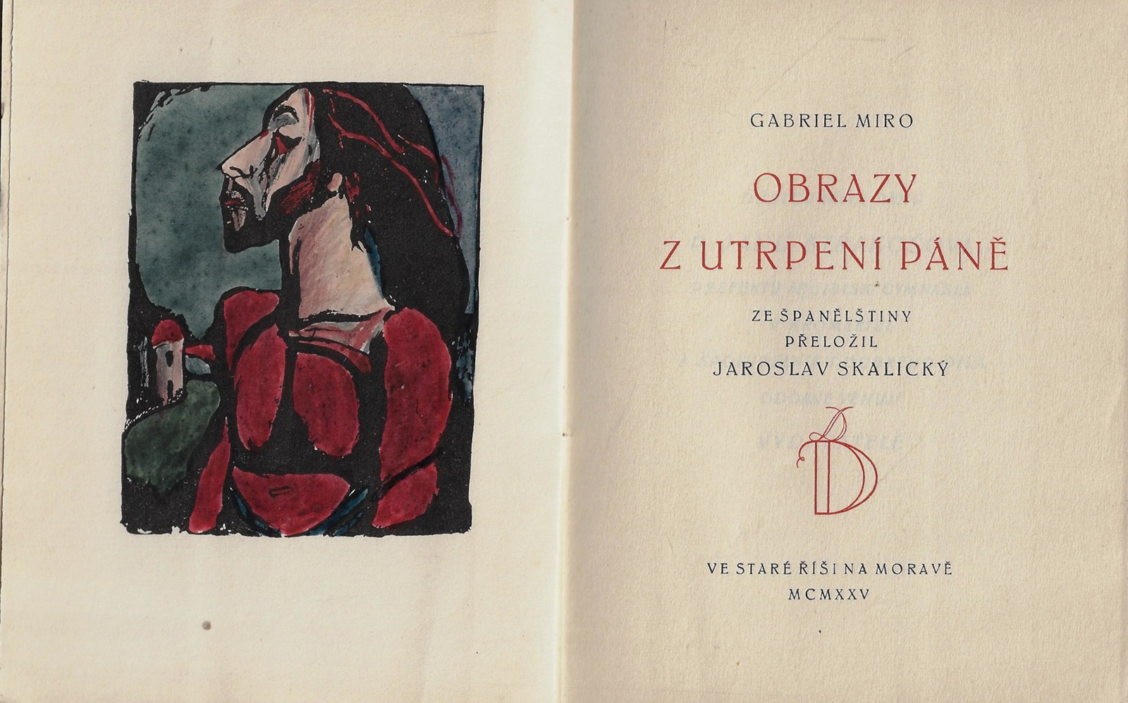 Georges Rouault (1871 - 1958) - Tři ručně kolorované staroříšské tisky