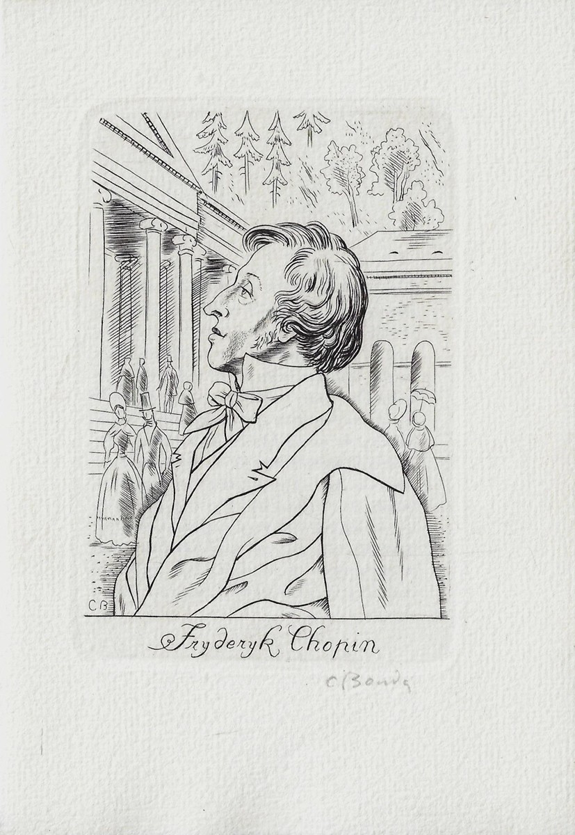 Cyril Bouda (1901 - 1984) - Chopin / Jarosław Iwaszkiewicz ; mědirytiny Cyril Bouda