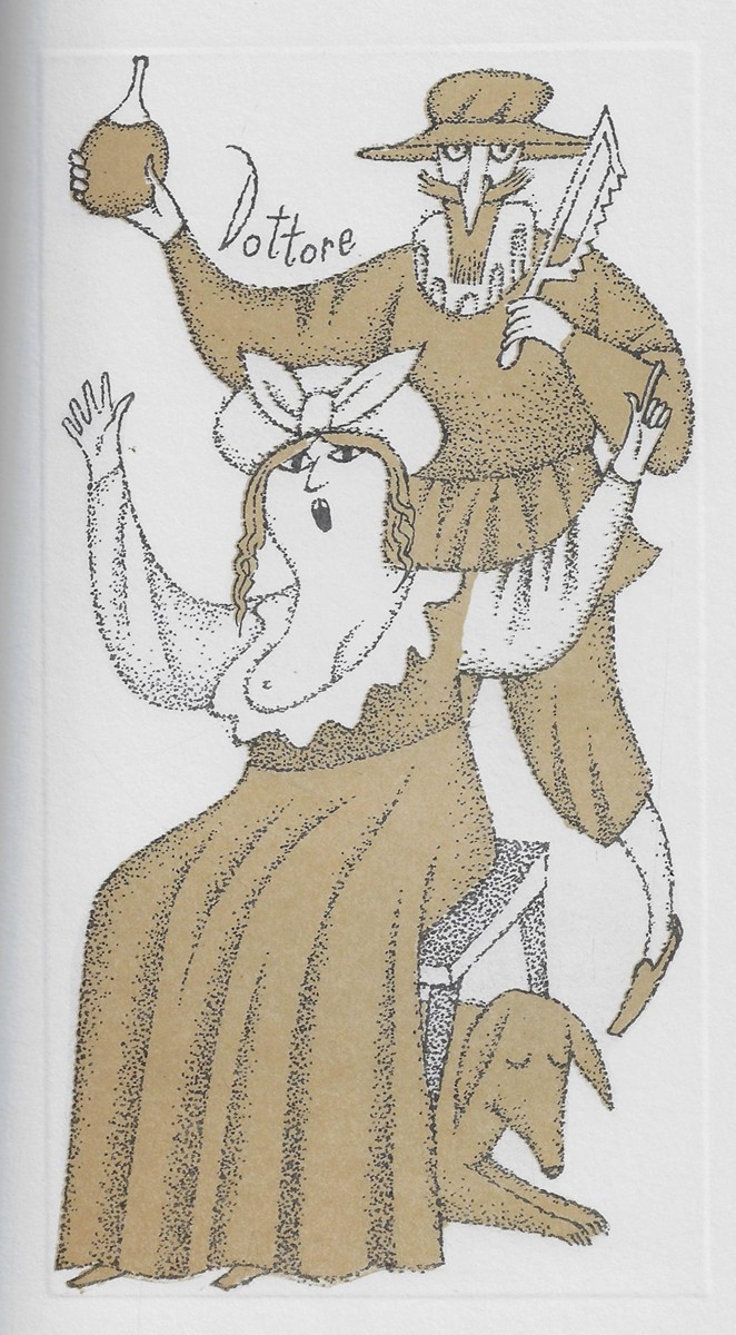 Adolf Born (1930 - 2016) - J.B. Molière : Molière a lékaři / Jaromír Tesař ; litografie Adolf Born