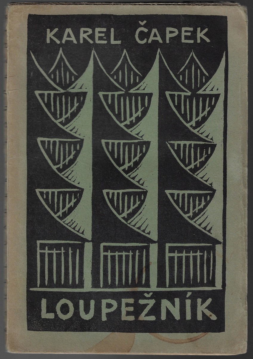 Karel Čapek (1890 - 1938) - podpis - Loupežník / Karel Čapek