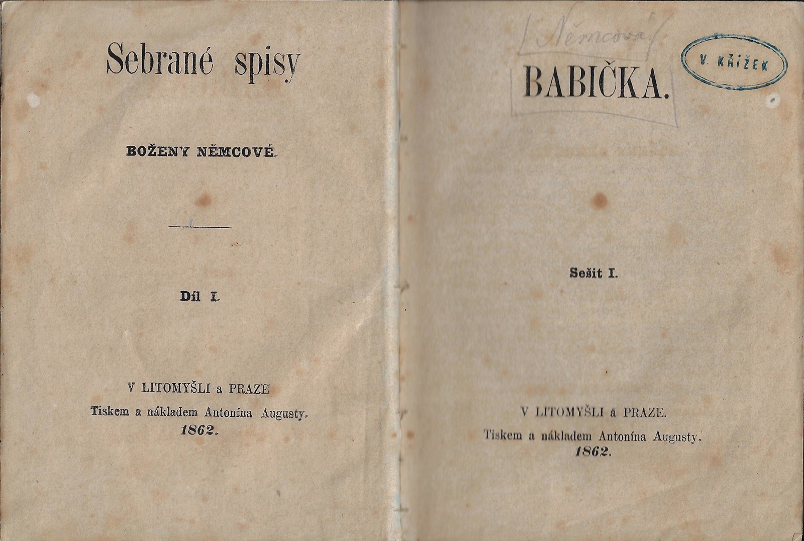 Božena Němcová (1820 - 1862) - Babička / Božena Němcová