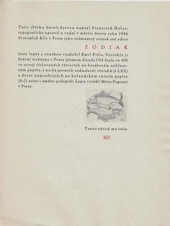 Emil Filla (1882 - 1953) - Torso naděje / František Halas ; lepty Emil Filla